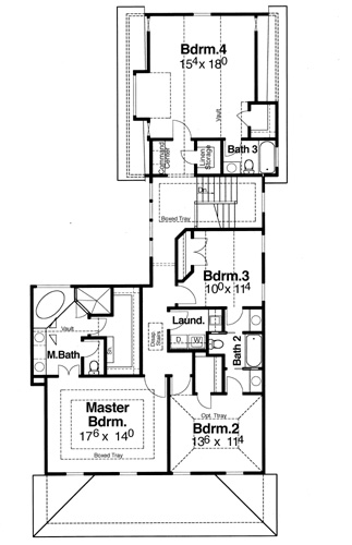 Second Floor image of Princeton House Plan